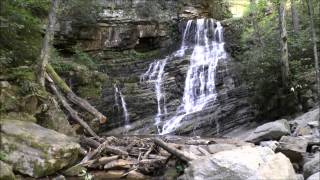 preview picture of video 'Hike to Margarette Falls, Cherokee National Forest, Greeneville, TN'