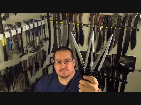 Wartech Apex Predator Kunai Knives Review Video