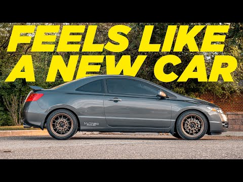 8th Gen Civic SI Gets A Suspension OVERHAUL