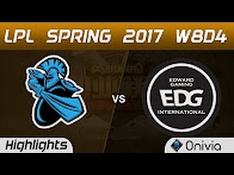 NB vs EDG Highlights Game 2 LPL Spring 2017 W8D4 NewBee vs Edward Gaming
