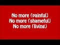No more- J Moss (lyrics)