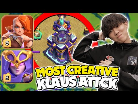 Klaus Super Witch + Super VALK CRAZY NEW Attack (Clash of Clans)