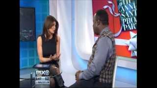 Isiah Whitlock Jr discusses UCP of NYC Santa Project Party with Tamsen Fadal on PIX 11 News