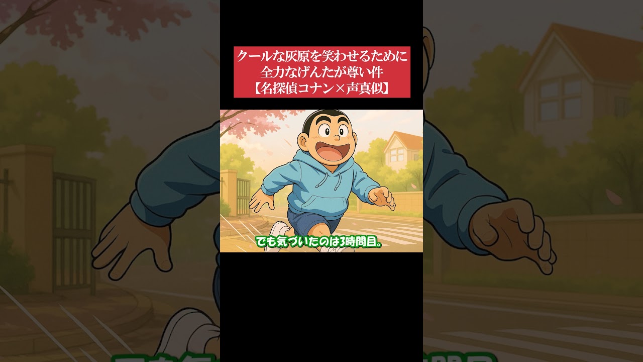 【名探偵コナン】クールな灰原を笑わせるために全力なげんたが尊い件 2【声真似】 #Shorts