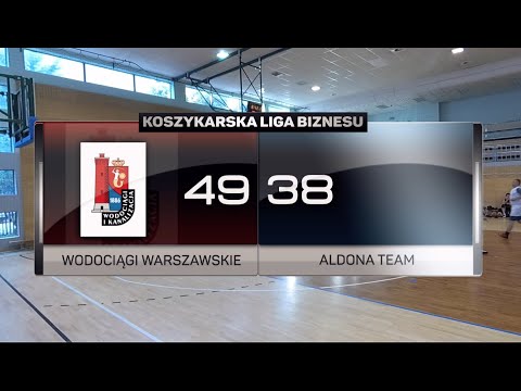 Wodociągi vs Aldona Team - X kolejka - II Liga Warszawa - Koszykarska Liga Biznesu
