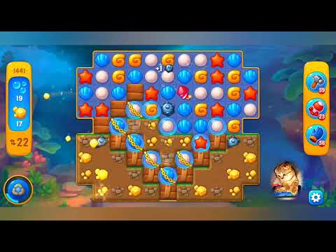 Fishdom, 1441 level,no Booster - 1441 уровень, прохождение без бустеров.