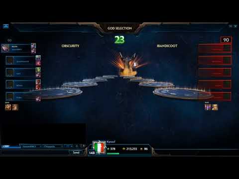 SMITE ITALIAN TOURNAMENT - SEMIFINALI - OBSCURITY VS iBANDICOOT
