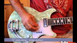 Video thumbnail for TV Jones Brian Setzer Signature Pickups by Guitar Player Magazine