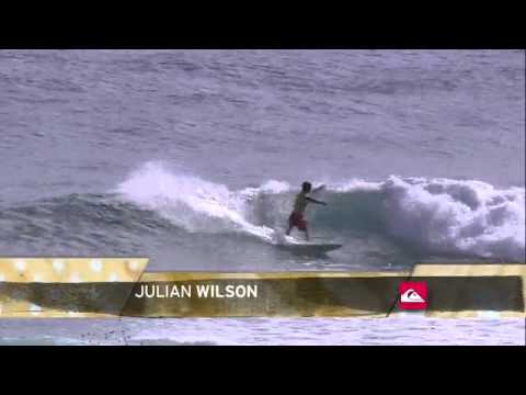 Quiksilver Pro 2011 Round 1 - Julian Wilson (AUS) x Adrian Buchan (AUS) x Heitor Alves (BRA)
