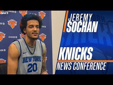 Jeremy Sochan reveals why he chose the Knicks, what he brings to the team