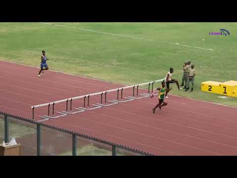 Boy's 400m hurdles heat 4. 58.15sec. Zone 1. Ashanti region inter-co 2026.