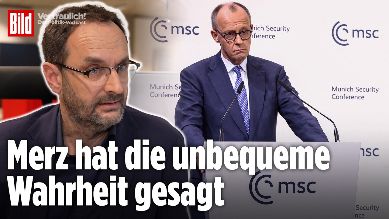 Große Kanzler-Rede bei der Sicherheitskonferenz in München | Vertraulich-Clips