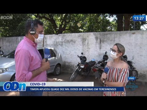Timon aplicou quase 10 mil doses de vacinas em teresinenses 25 06 2021