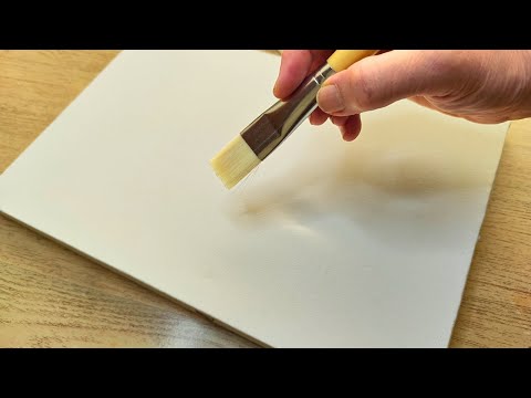 A Simple Start with Acrylic Painting: Autumn Forest Scene and a Fox🦊🍂