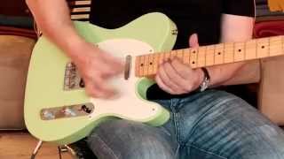 Video thumbnail for 2004 Fender Telecaster Custom Shop "1952 Telecaster California Beach", Part 2 by GregsGuitars