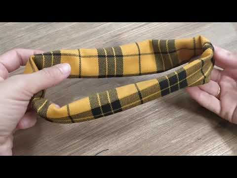 Scrunchie Tartan DIY -  I tutorial di Emanuela Tonioni