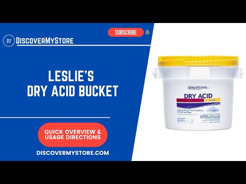 How to use Dry Acid Bucket