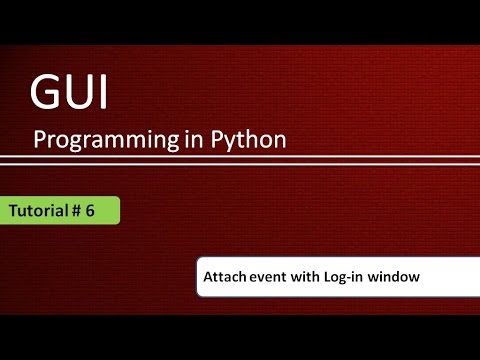How To Attach Event With Log In Button Python Gui Programming Using Tkinter Tutorial 6