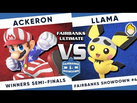 Fairbanks Showdown #4: Ackeron (Mario) vs Llama (Pichu, Lucas) - SSBU Winners Semi-Finals