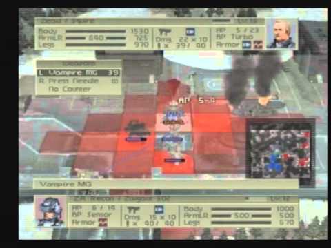 Front Mission 4 Walkthrough 61 - Mission 23 Zaftran Border Fortress Part 2
