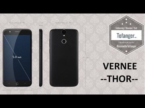 Unboxing of the Smarphone Vernee Thor: