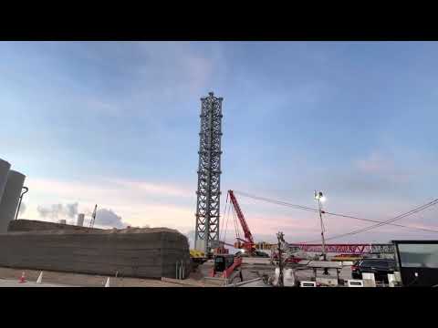 Morning at SpaceX Starbase Launch Facility Saturday July 3, 2021 6:30am