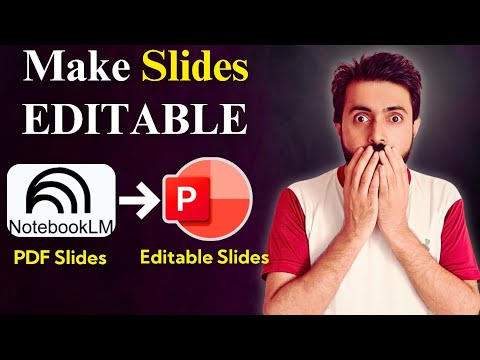 How to Convert NotebookLM PDF Slides to Editable PowerPoint (Easy Method)