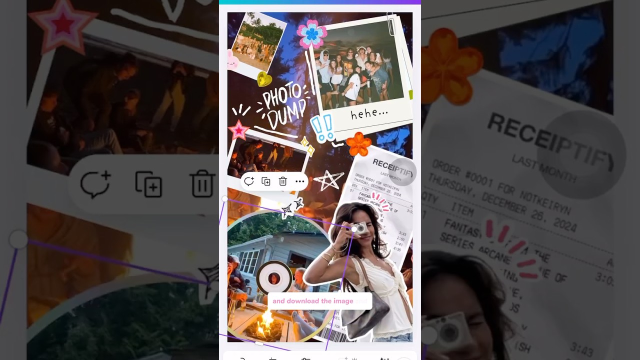 Scrapbook Instagram Story Idea🎀