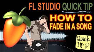 How to fade in or out a song in FL Studio