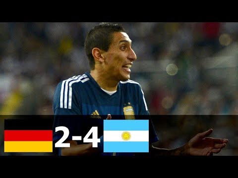 Germany vs Argentina 2-4 All Goals and Extended Highlights (Friendly) 2014