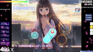 osu! Choucho - Kawaru Mirai Collab Cookiezi live play