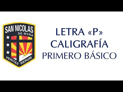 1° Básico - Letra P caligrafía