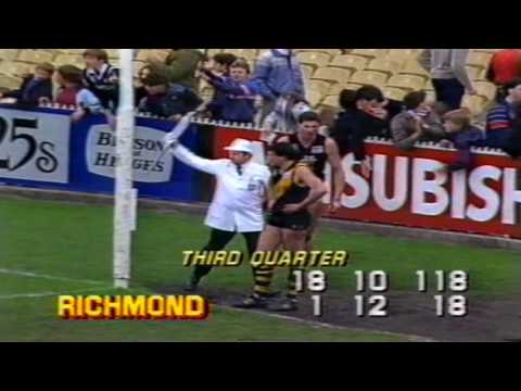 1985 Richmond Vs Carlton Rd 19 footage from MCG