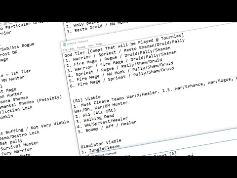 LEGION PvP TIER LIST | Classes, Comps, Races | Sonii