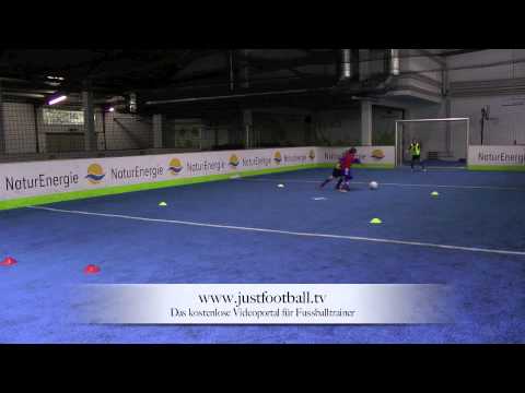 Fussballtraining: Zweikampfduell #2 - Spielform - Taktik