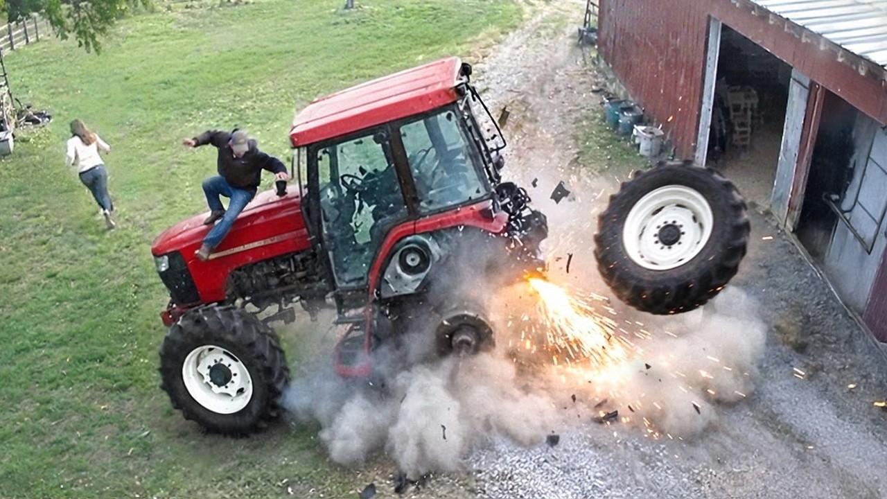Die schlechtesten Traktorfahrer | Falls mit Landwirtschaftsmaschinen
