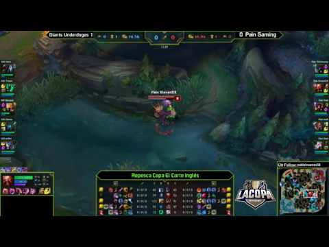 Giants Underdoges vs Pain Gaming - Partida 2 - Fancast Repesca Copa de La Liga El Corte Inglés