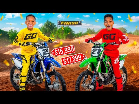 DJ & KYRIE RACED DIRT BIKES!