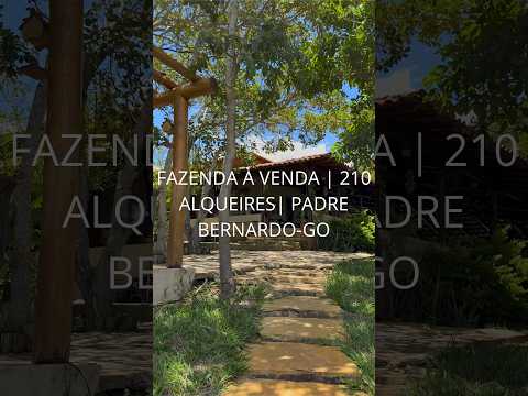 FAZENDA DE 210 ALQUEIRES EM PADRE BERNARDO-GO | 8 KM DE RIO MARANHÃO