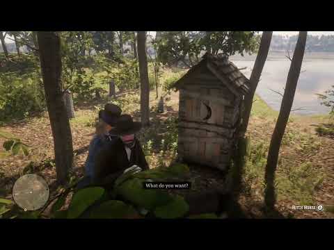 HIDDEN DIALOGUE If You Take Penelope To Her Cousin Locked Away In Outhouse - Red Dead Redemption 2
