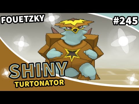 Shiny #245: LIVE SHINY TURTONATOR REACTION! Pokémon Sun and Moon SOS, 94 Encounters!