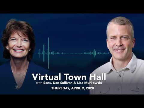 Sens%2E%20Dan%20Sullivan%20%26%20Lisa%20Murkowski%20%28R%2DAK%29%20Host%20Virtual%20COVID%2D19%20Town%20Hall%20%2D%20April%209%2C%202020