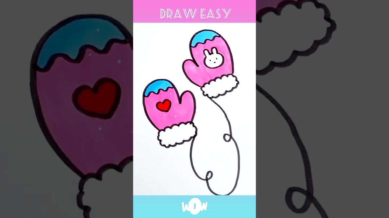 How To Draw Winter Clothes ❄️| Winter Season drawing #shorts #easydrawing #winterdrawing