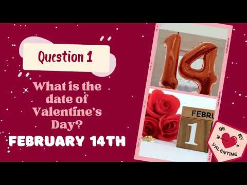 Valentine's Day Quiz - English Questions with Answers