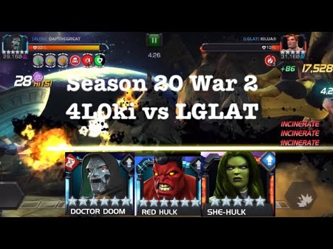 Season 20 War 2 - 4L0ki vs LGLAT