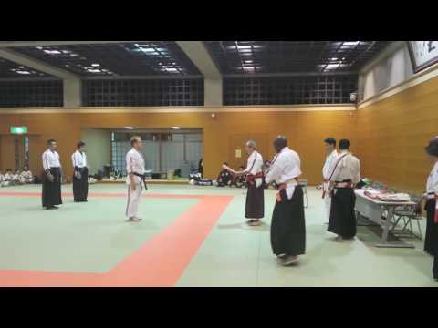 Andrew Riley promotion to 6th dan by masayuki hisatska 10th dan 2016 japan