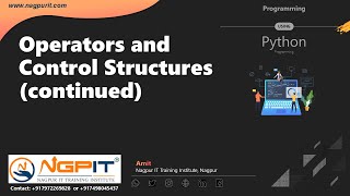Download the video "Python - Operators and Control Structures ( Part 2 )"