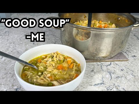 Lemon Chicken & Orzo Soup