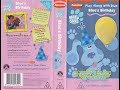 VHS Reactions Season 1 Episode 3 Opening To Blues Birthday 1998 VHS
