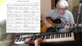 Deep In A Dream - Jazz guitar & piano cover ( Jimmy Van Heusen )  Yvan Jacques